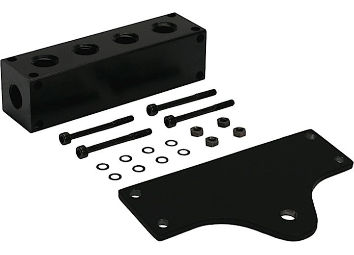 Viair Corporation 6 PORT BILLET MANIFOLD WITH MOUNTING BRACKET (1/4IN NPT)