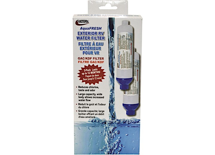 Valterra Products LLC INLINE WATER FILTER, 2 PACK