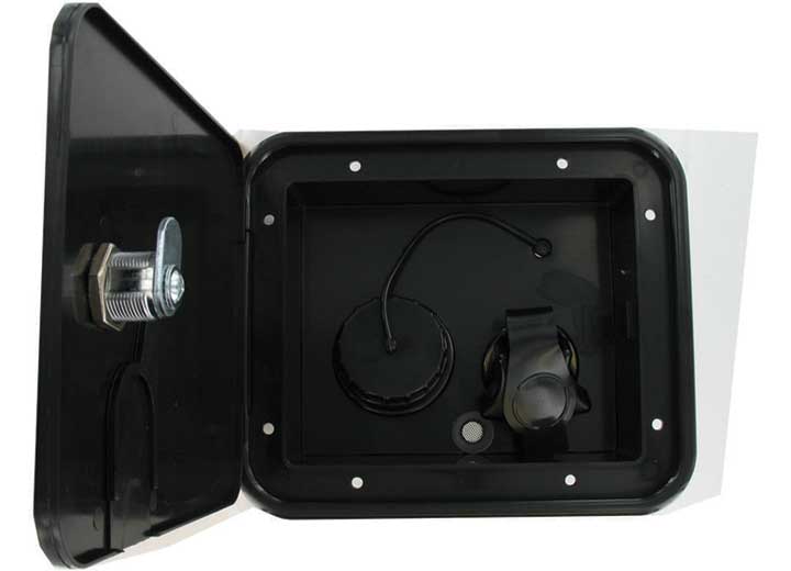 Valterra Products LLC GRAVITY/BRASS CITY WATER INLET HATCH, BLACK, BULK