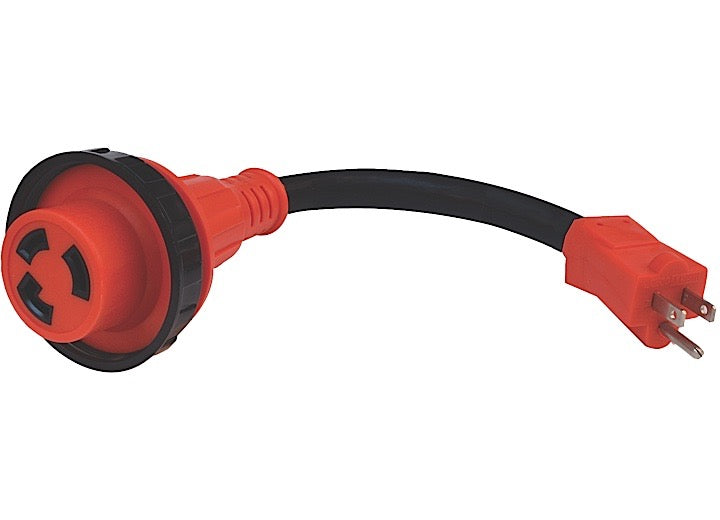 Valterra Products LLC 15AM-30AF DETACH ADAPTER CORD, 12IN, RED, BULK