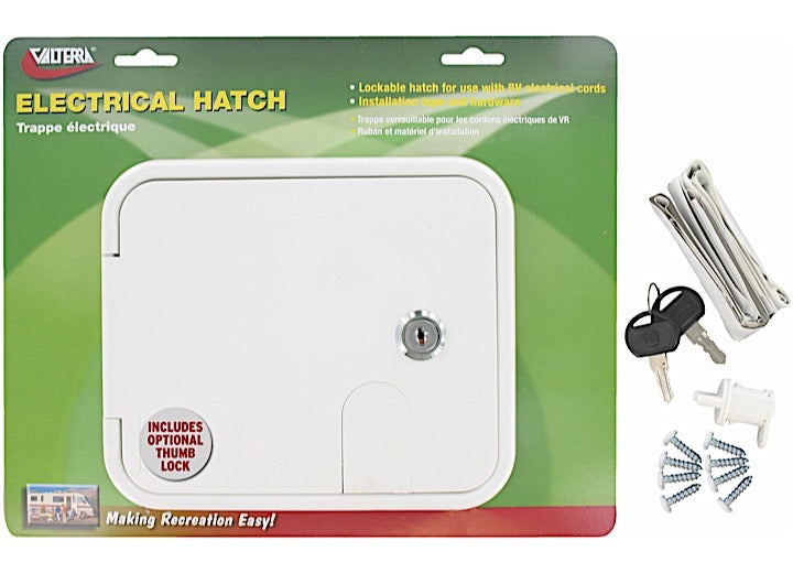 Valterra Products LLC ELECTRICAL HATCH, WHITE, CARDED