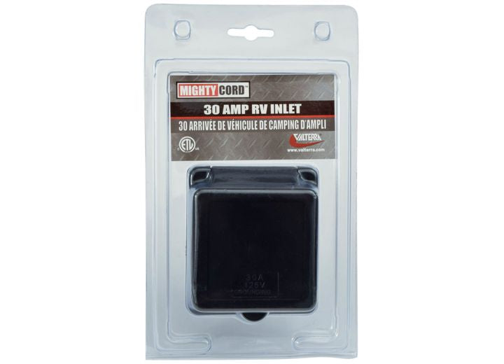 Valterra Products LLC 30APOWER INLET,BLACK, CARDED