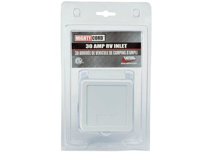 Valterra Products LLC 30APOWER INLET, WHITE, CARDED