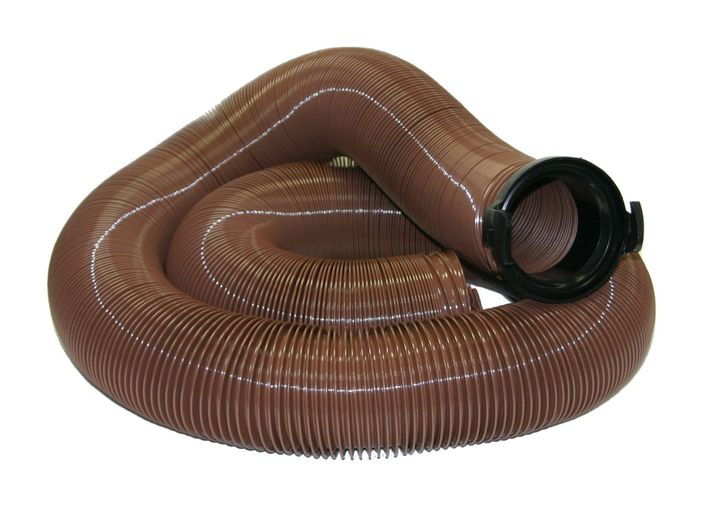 Valterra Products LLC EZ FLUSH HD DRAIN HOSE, 20FT, WITH T1024, BRONZE, BAGGED
