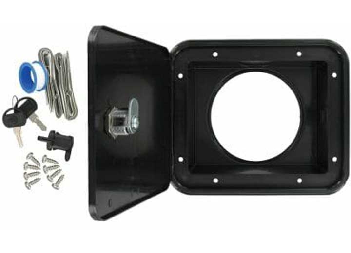 Valterra Products LLC SEWER HOSE HATCH, BLACK, CARDED