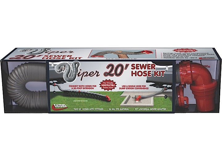 Valterra Products LLC VIPER SEWER HOSE KIT, 20', BOXED
