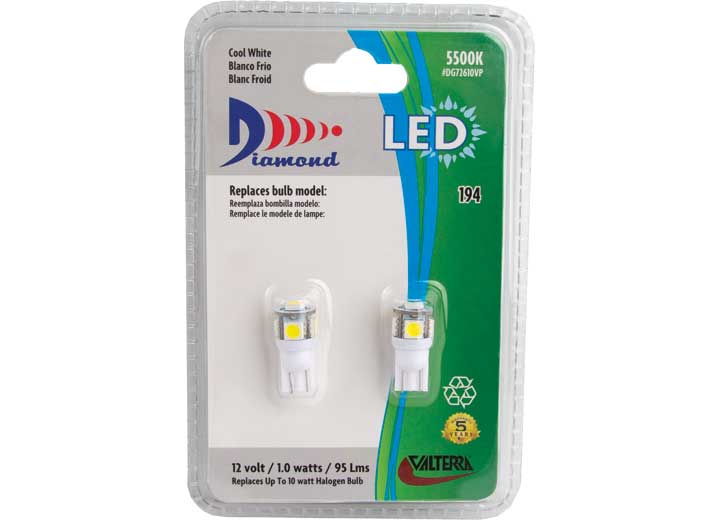 Valterra Products LLC 2 PK 194 LED BULB BRIGHT