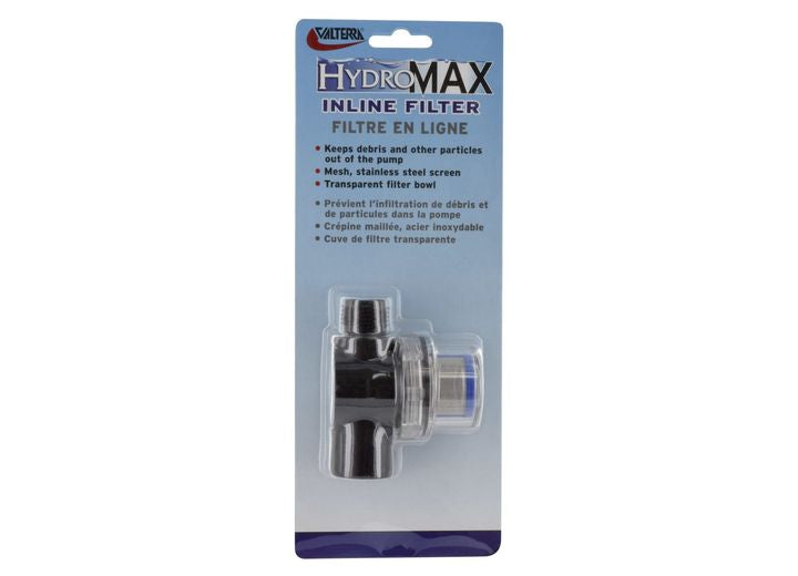 Valterra Products LLC 1/2IN-14 MNPT TO 1/2IN 14 FNPT INLINE FILTER/STRAINER, FOR USE W/ P25201 WATER PUMP
