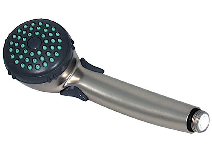Valterra Products LLC SHOWER HEAD, HANDHELD, TRICKLE SHUT-OFF, BRUSHED NICKEL