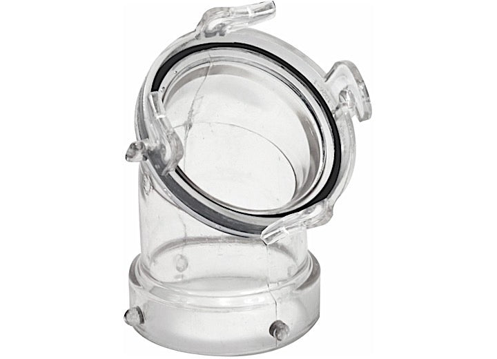 Valterra Products LLC CLEARVIEW ADAPTER, 45 DEGREES WITH 3IN BAY LUGS