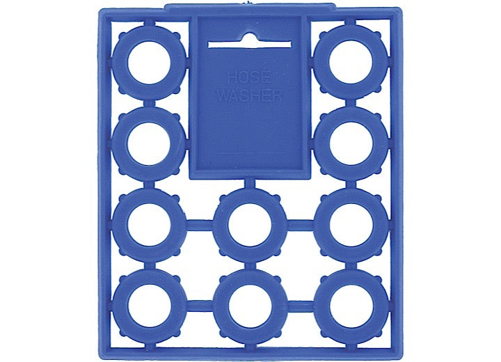Valterra Products LLC HOSE WASHERS, BLUE, 10 PER CARD