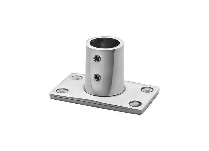 Whitecap PKGD CP ZAMAC 7/8IN - 90O RECT BASE