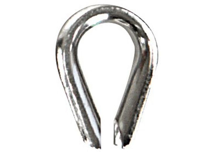 Whitecap PKGD SS WIRE ROPE THIMBLE - 3/8IN