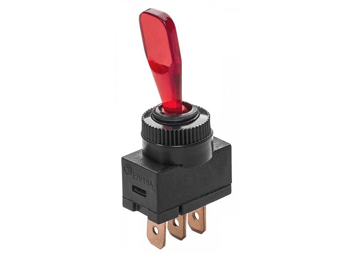 Whitecap PKGD ILLUM TOGGLE SWITCH (MOM ON/OFF/MOM ON)