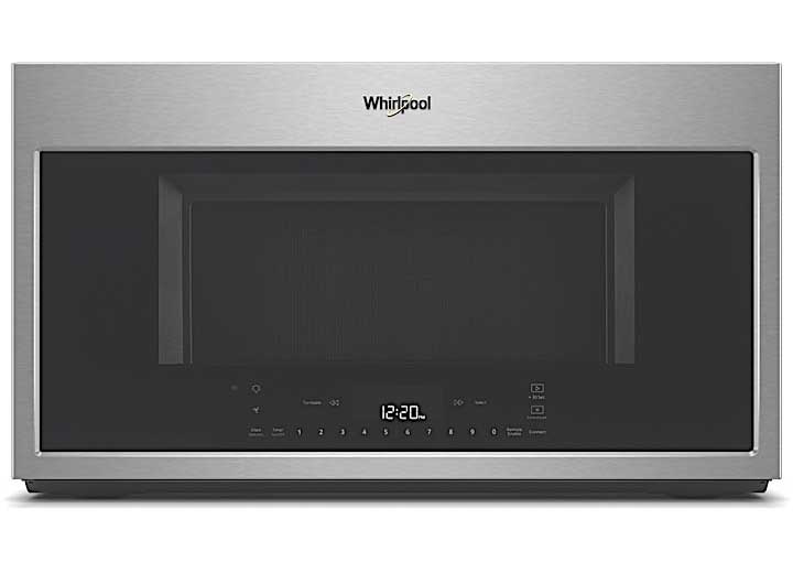 Whirlpool Corporation MICROWAVE HOOD 1.9 CU FT, 1100/1600WATTS, TRUE CONVECTION, STEAM, BOTTOM CONTROL, 1 PIECE FRONT