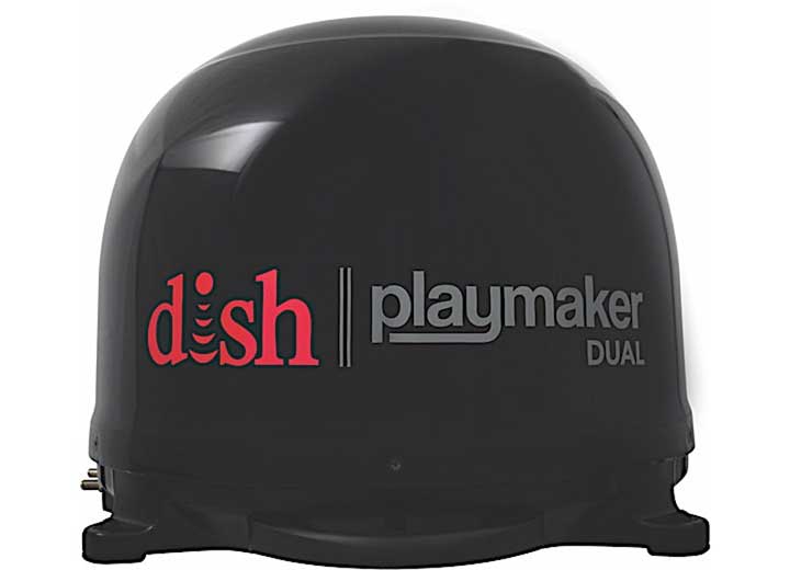 Winegard DISH Playmaker Dual Portable Automatic Satellite TV Antenna - Black