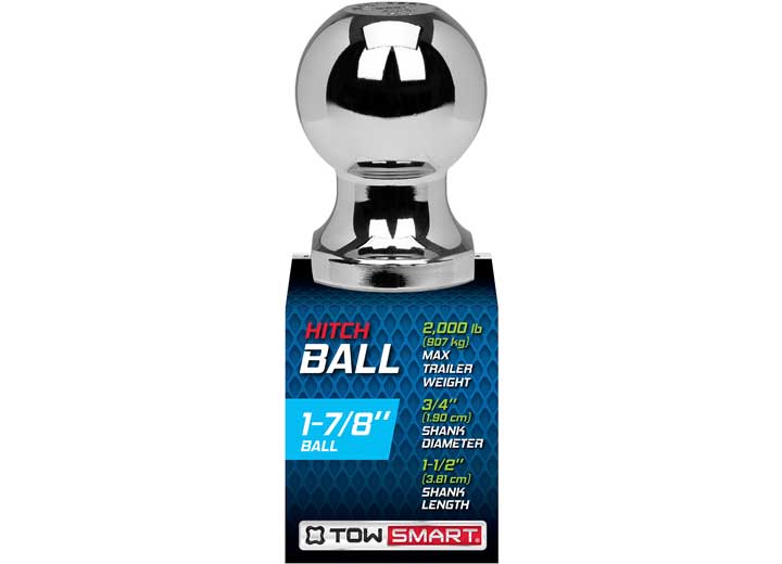 Winston Products - SmartStraps/CargoSmart/TowSmart CLASS I 2000LB - 1-7/8IN HITCH BALL, 3/4IN SHANK DIA, 1-1/2IN SHANK LENGTH