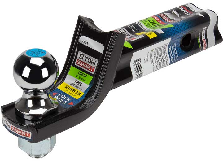 Winston Products - SmartStraps/CargoSmart/TowSmart CLASS III 5000LB X-MOUNT STR KIT W/1-7/8IN BALL, 5/8IN HITCH PIN, 2IN DROP, 3/4IN RISE