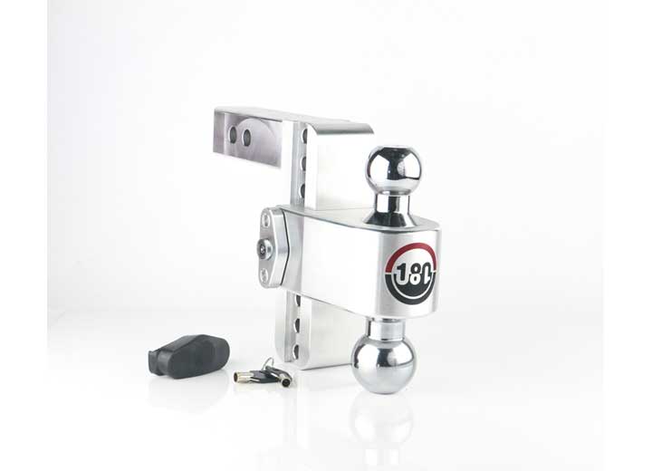 Weigh Safe 180 TURNOVER BALL 6" DROP HITCH W/ 2" SHANK & CHROME PLATED 2 & 2-5/16" BALL W/W503
