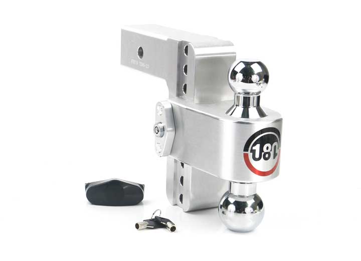 Weigh Safe 180 TURNOVER BALL 6" DROP HITCH W/ 2.5" SHANK KEYED ALIKE WS05 INCLUDED