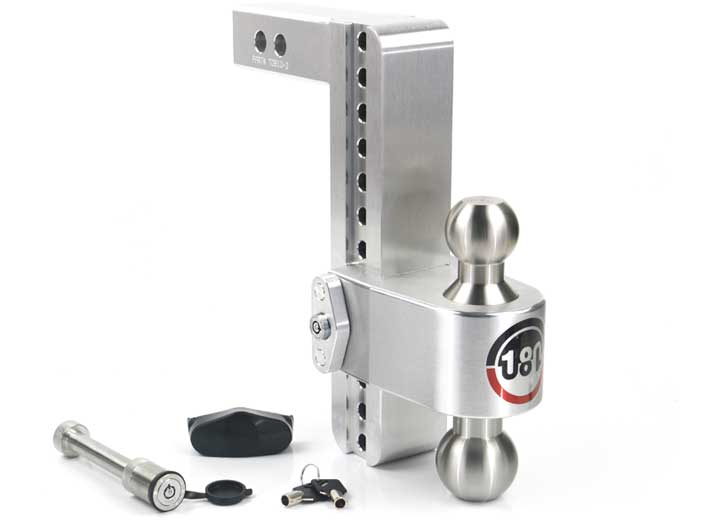 Weigh Safe TURNOVER BALL 10" DROP HITCH W/ 2" SHANK KEYED ALIKE WS05 INCLUDED