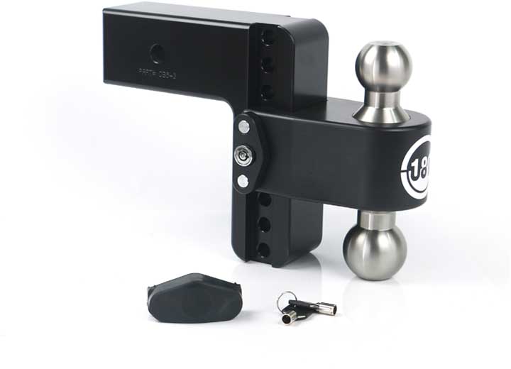Weigh Safe TURNOVER BALL 6IN DROP HITCH W/ 3IN SHANK (8K/21K GTWR)W/CERAKOTE