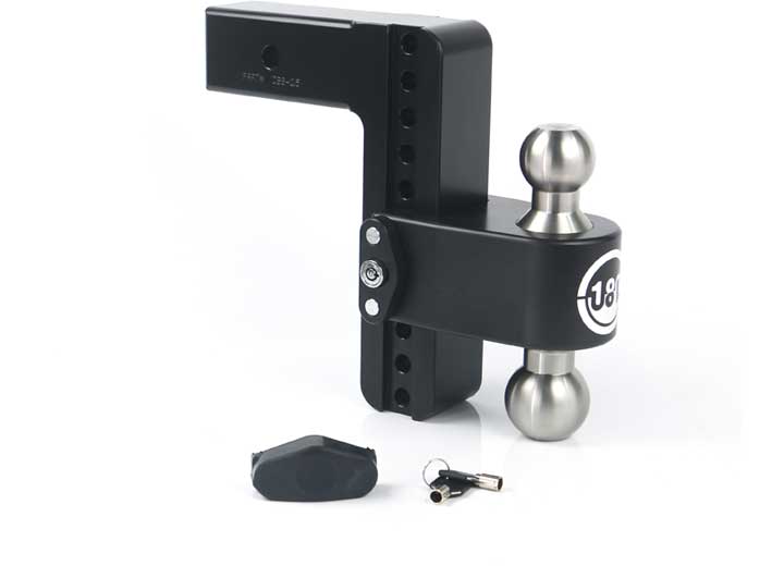Weigh Safe TURNOVER BALL 8IN DROP HITCH W/ 2.5IN SHANK (8K/14.5K GTWR)W/CERAKOTE