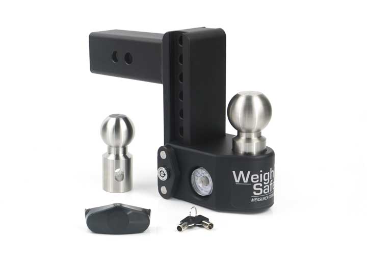 Weigh Safe TONGUE WEIGHING ADJ BALL MOUNT - INC 2IN AND 2-5/16IN BALLS-6IN DROP-2.5IN SHANK