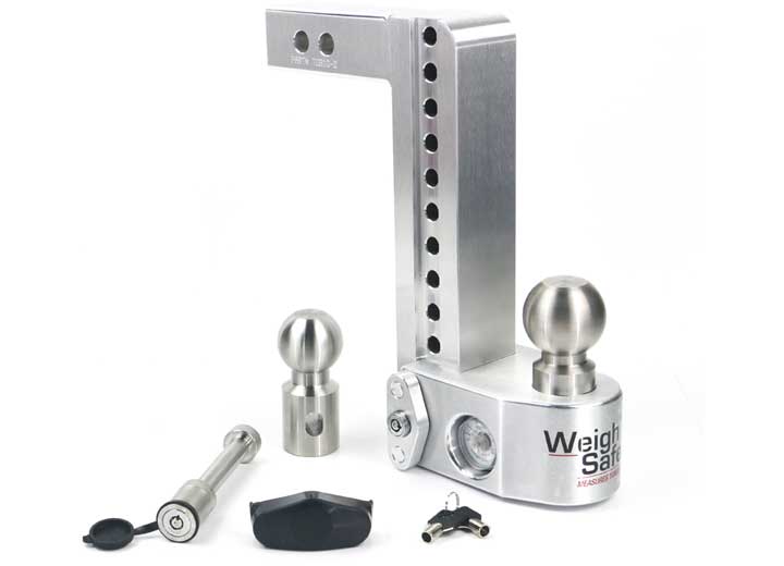 WEIGH SAFE 10" DROP HITCH W/ 2" SHANK KEYED ALIKE WS05 INCLUDED