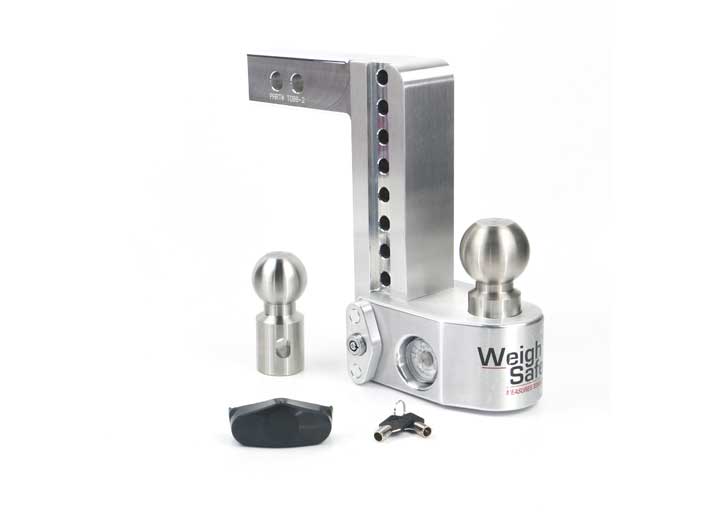 WEIGH SAFE 8IN DROP HITCH W/ 2IN SHANK (8K/10K GTWR)