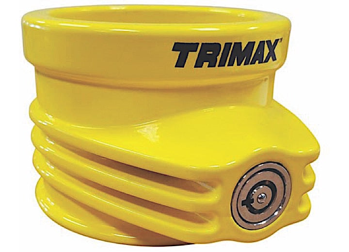 Trimax Locks TRIMAX ULTRA TOUGH 5TH WHEEL TRAILER LOCK RUGGED YELLOW POWDER COAT