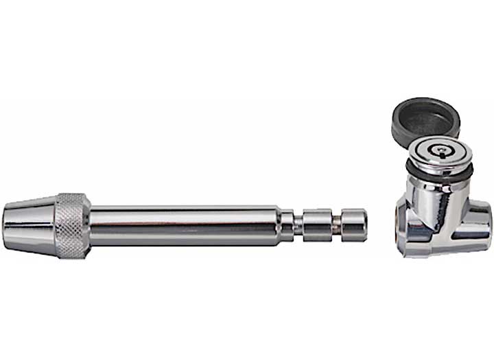 Trimax Locks 3-1/2IN RIGHT ANGLE RECEIVER LOCK. FITS ALL CLASS III, IV, & V HITCHES. 5/8IN PIN. INCLUDES TWO KEYS