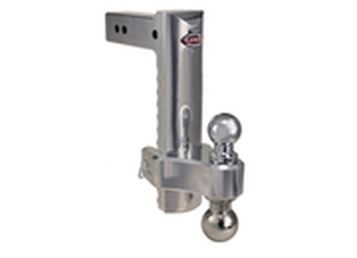 Trimax Locks 12" PIN & CLIP ALUMINUM DROP HITCH FOR 2-1/2" RECEIVERS INCLUDES DUAL BALLS