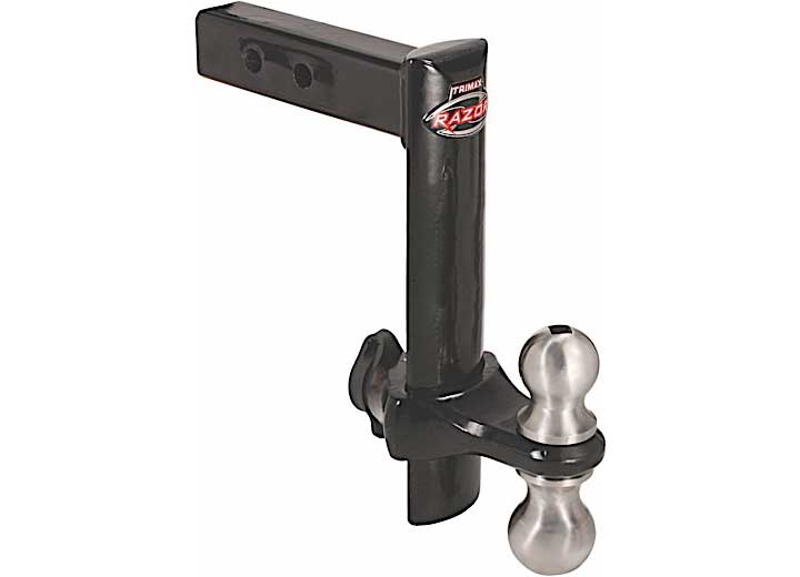 Trimax Locks TRIMAX RAZOR 12IN DROP/RISE POWDER COAT BLACK (DOES INCLUDE TOW-BALLS)
