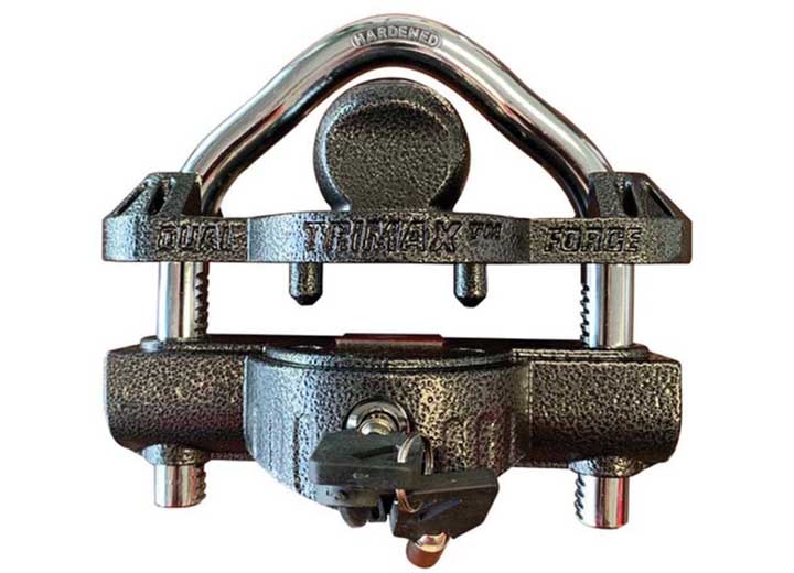 Trimax Locks TRIMAX PREMIUM UNIVERSAL "DIE CAST" UNATTENDED TRAILER LOCK & U-LOCK 9/16IN SHACKLE