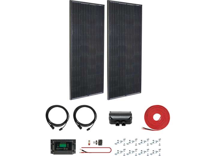Zamp Solar LEGACY BLACK 380 WATT SOLAR DELUXE KIT (2 X 190W)