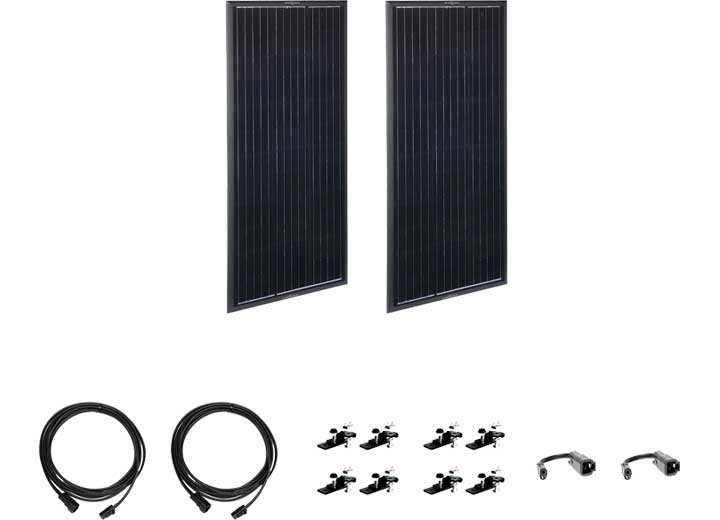 Zamp Solar OBSIDIAN SERIES 200 WATT SOLAR EXPANSION KIT (2 X 100W)