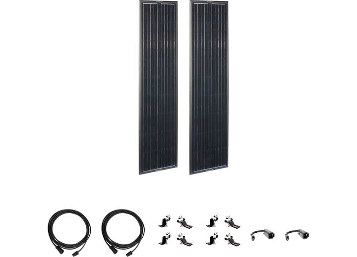 Zamp Solar AIRSTREAM OBSIDIAN SERIES 180 WATT LONG SOLAR EXPANSION KIT (2 X 90 LONG)
