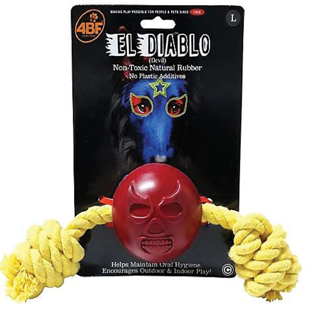 4BF For Best Friends MASK ROPE & BALL TOY