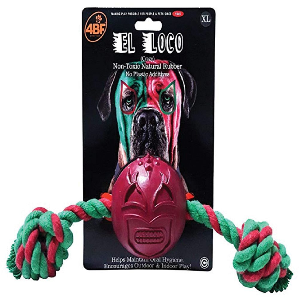 4BF For Best Friends MASK ROPE & BALL TOY