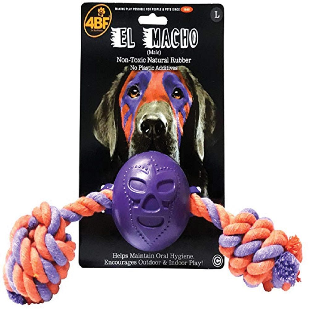 4BF For Best Friends MASK ROPE & BALL TOY