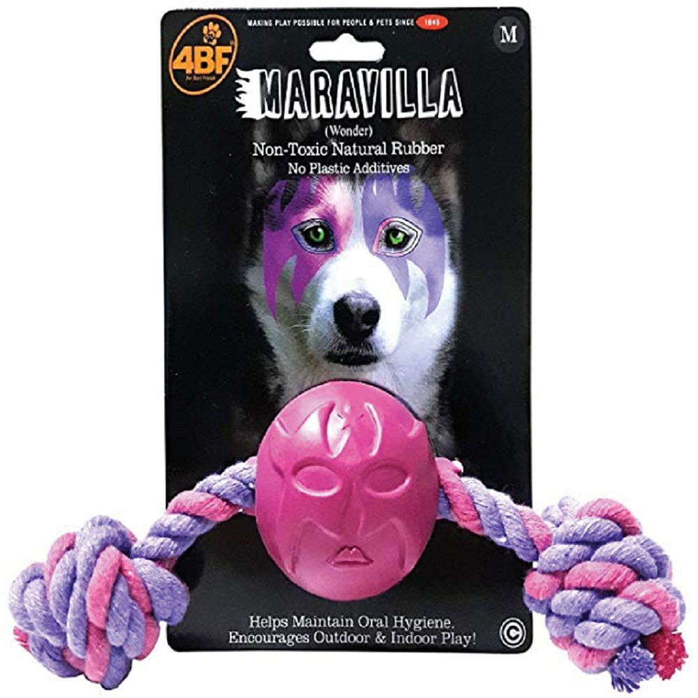 4BF For Best Friends MASK ROPE & BALL TOY