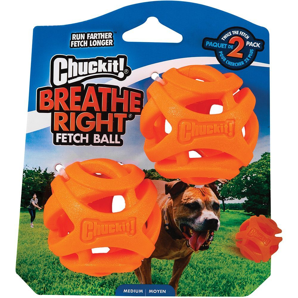 CHUCKIT! BREATHE RIGHT FETCH BALLS