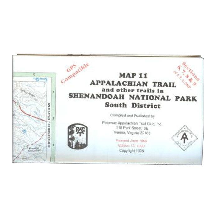 POTOMAC AT CLUB APPALACHIAN TRAIL MAP: SHENANDOAH SOUTH