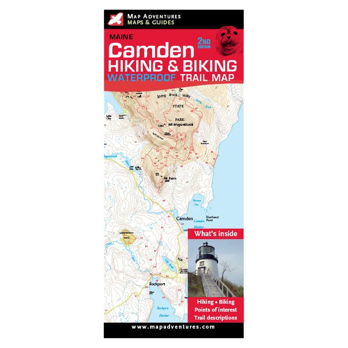 CAMDEN HIKING & BIKING TRAIL MAP: MAINE