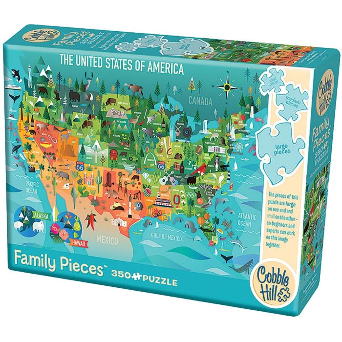 COBBLE HILL UNITED STATES OF AMERICA PUZZL