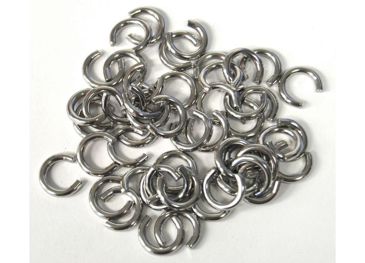 Taylor Made CLINCHING RINGS-SML 50 PK: STAINLESS STEEL, FITS 3/16" - 5/16" CORDS