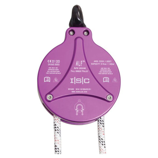 ISC ALF CLIMB ASSIST LOCKING PULLEY - PURPLE