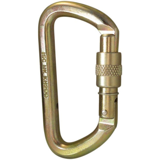 ISC STAINLESS STEEL SCREW GATE CARABINER
