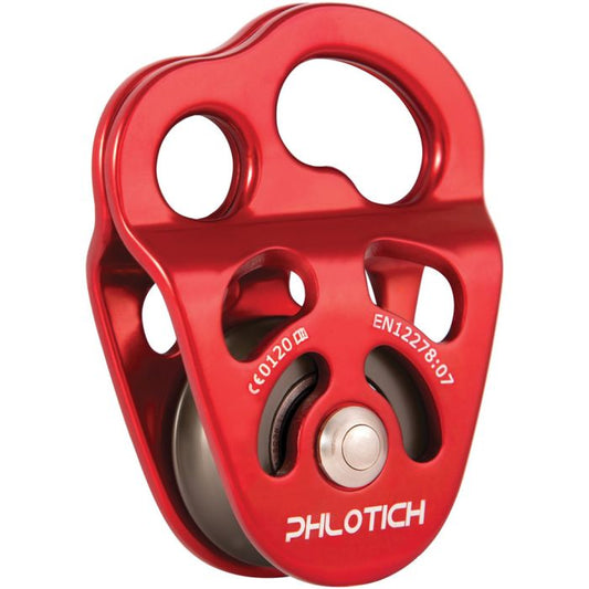 ISC PHLOTICH PULLEY ALUMINUM WITH BEARING RED